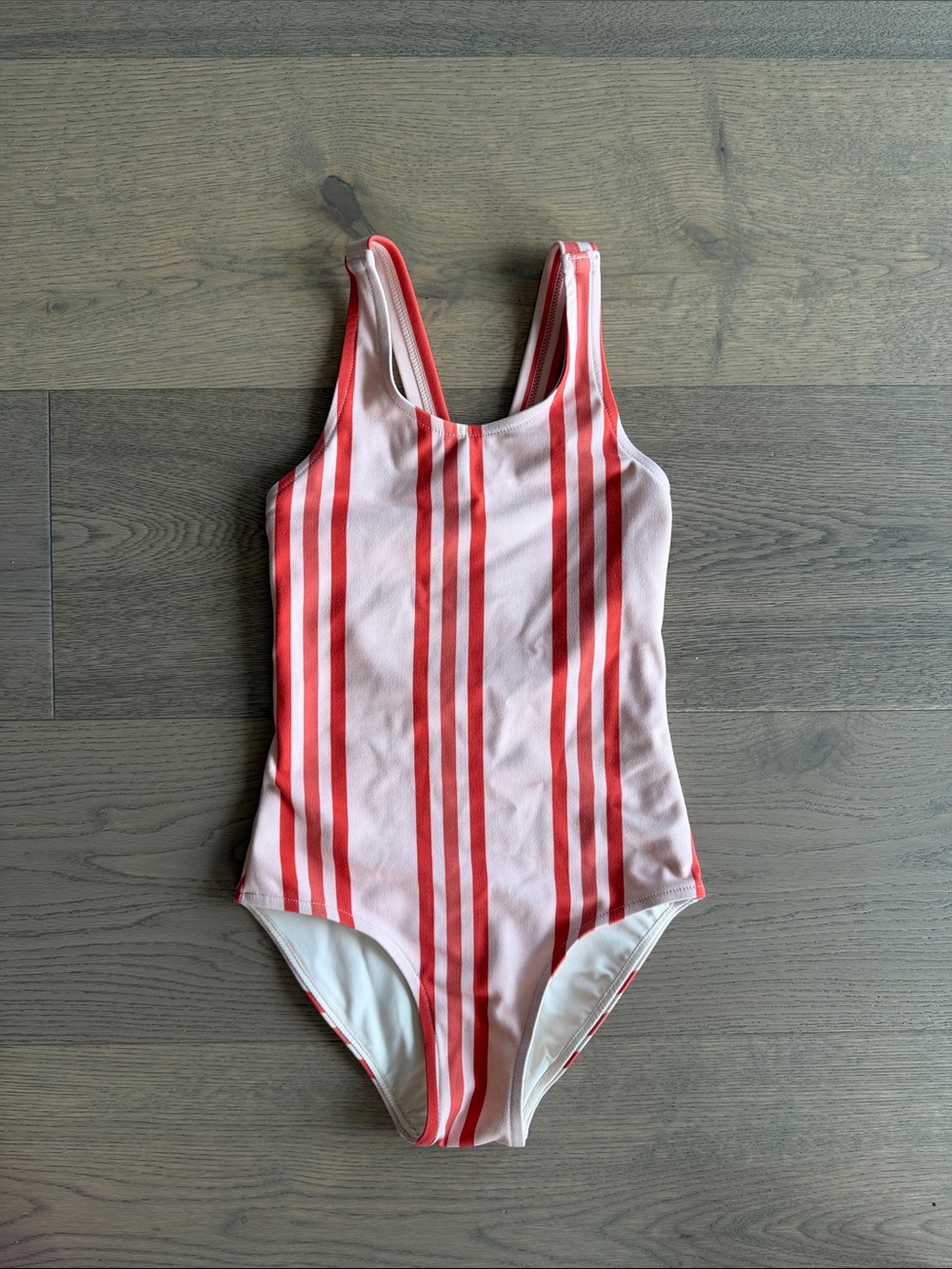 Zulu & Zephyr Mini Girls' Striped One-Piece Swimsuit